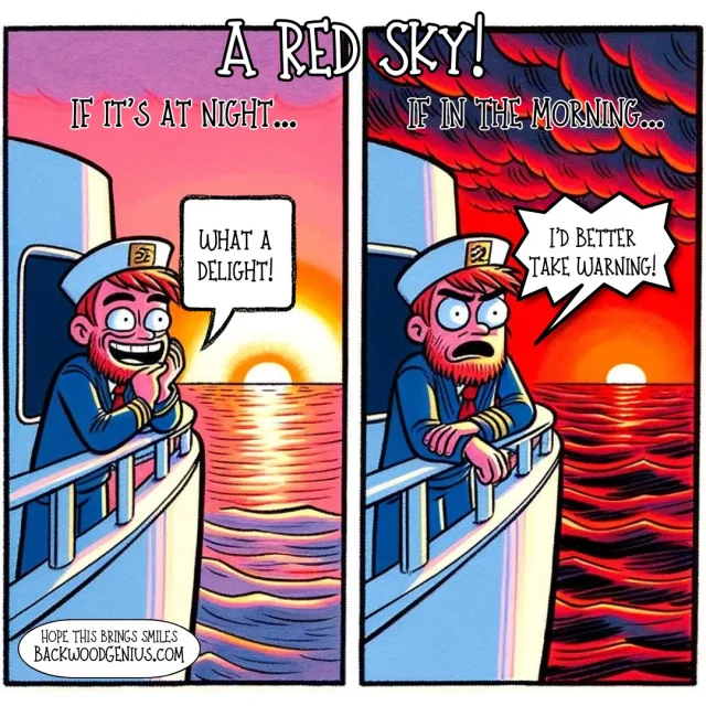 Red Sky — BackwoodGenius original illustration