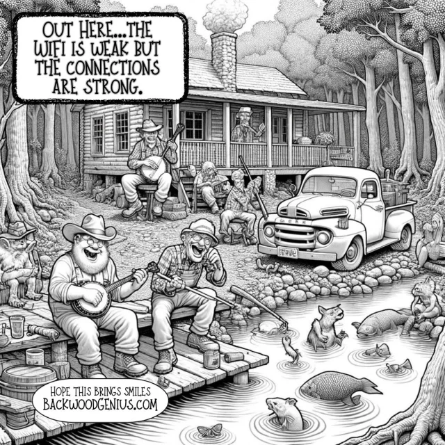 Country Strong — BackwoodGenius original illustration