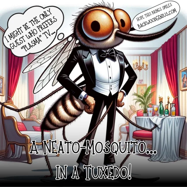 Neato Mosquito — BackwoodGenius original illustration