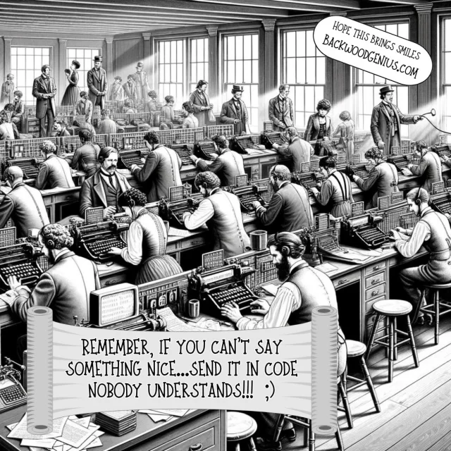 Quiet Classroom — BackwoodGenius original illustration