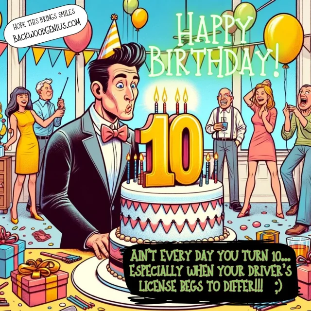 Leap Birthday — BackwoodGenius original illustration