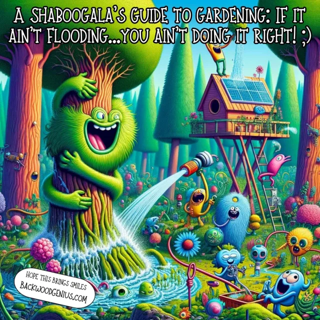 Glowing Garden — BackwoodGenius original illustration