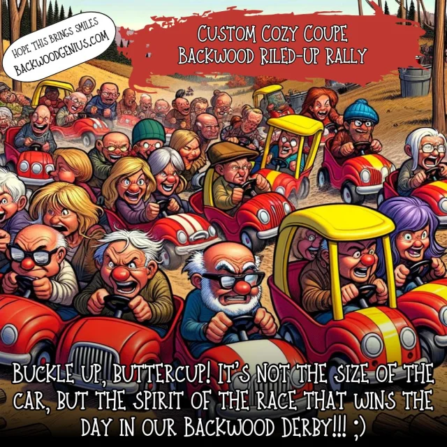 Backwood Rally — BackwoodGenius original illustration