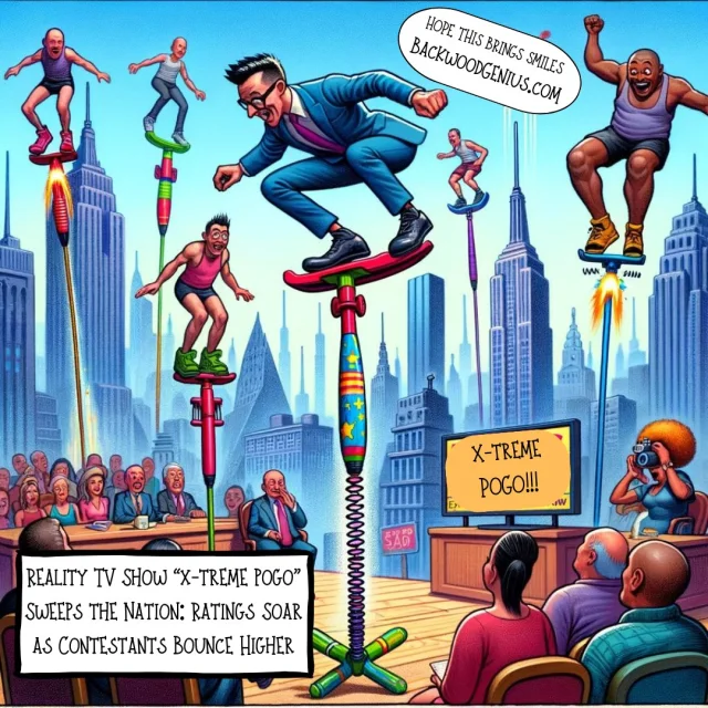 Extreme Pogo — BackwoodGenius original illustration
