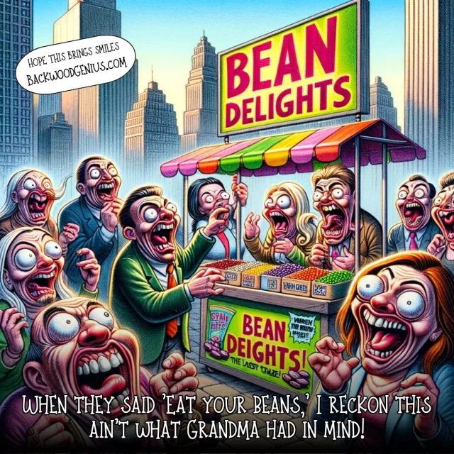 Bean Power — BackwoodGenius original illustration