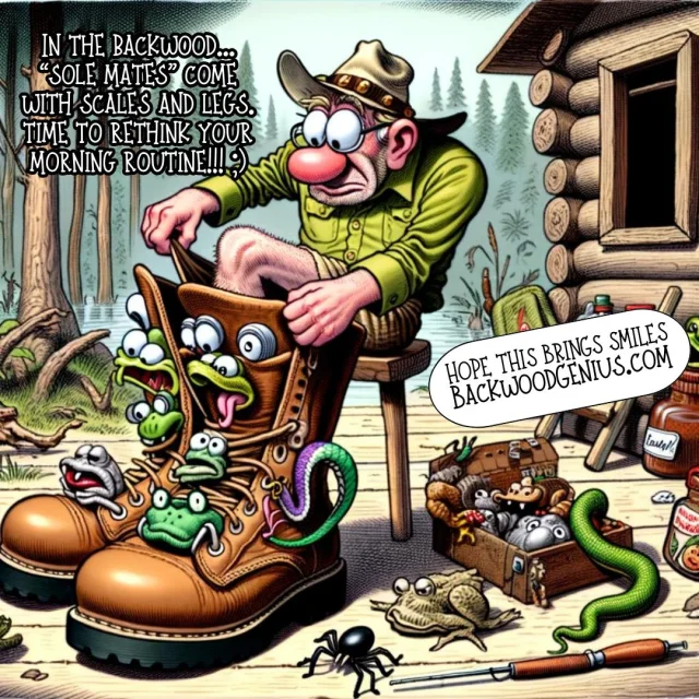 Boot Ecosystem — BackwoodGenius original illustration