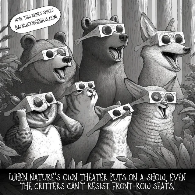 Critter Eclipse — BackwoodGenius original illustration