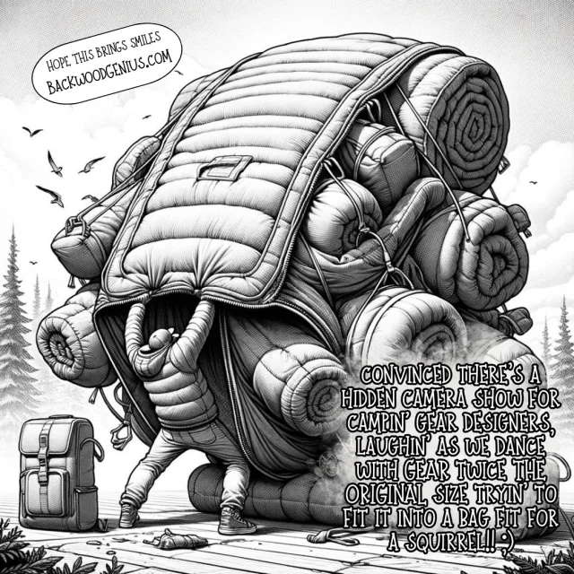 Turtle Camping — BackwoodGenius original illustration