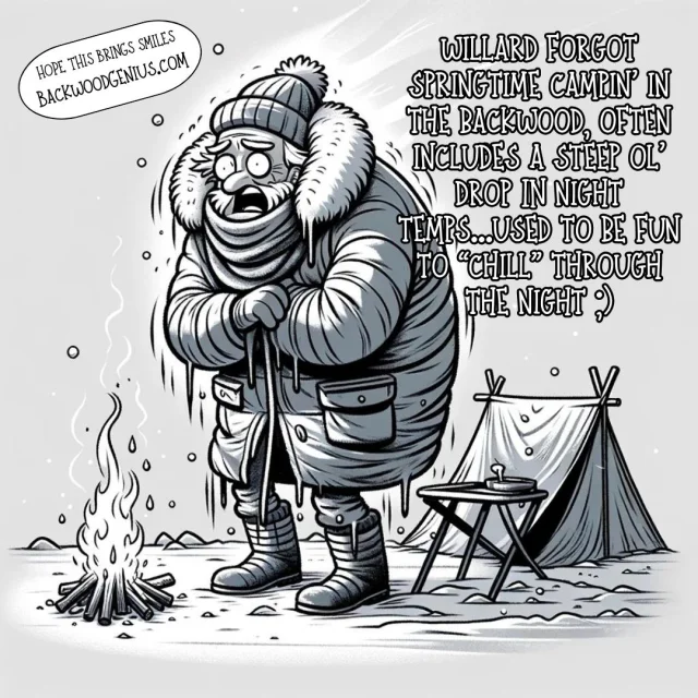 Snowball Strategy — BackwoodGenius original illustration