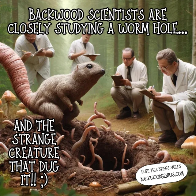 Backwood Wormhole — BackwoodGenius original illustration