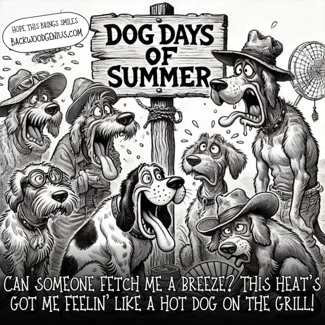 Dog Days — BackwoodGenius original illustration