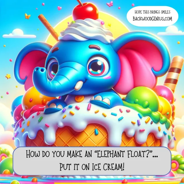 Elephant Float — BackwoodGenius original illustration