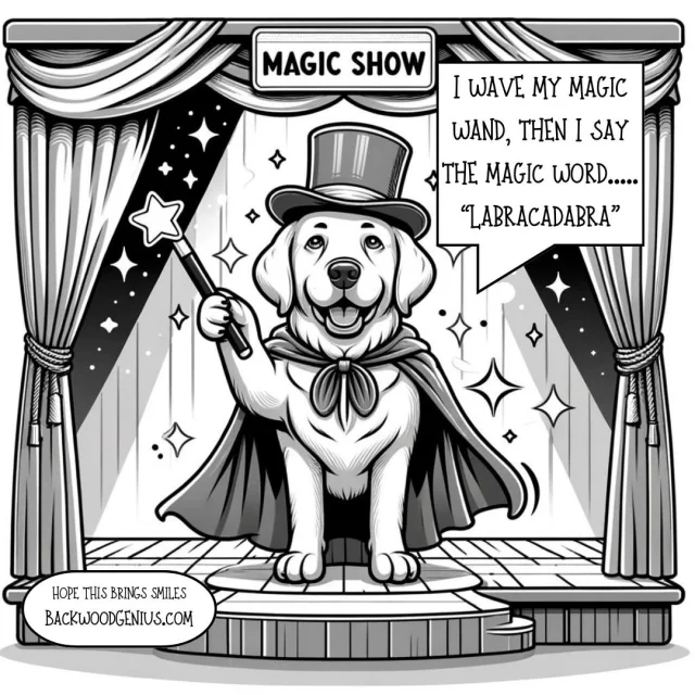 Magic Words — BackwoodGenius original illustration