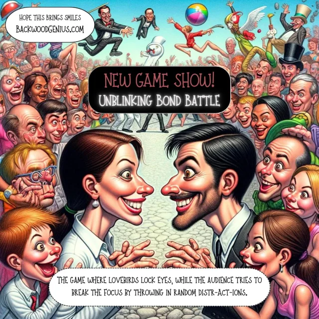Game Show Grins — BackwoodGenius original illustration