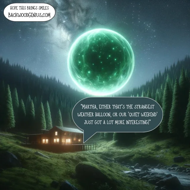 Green Moon — BackwoodGenius original illustration
