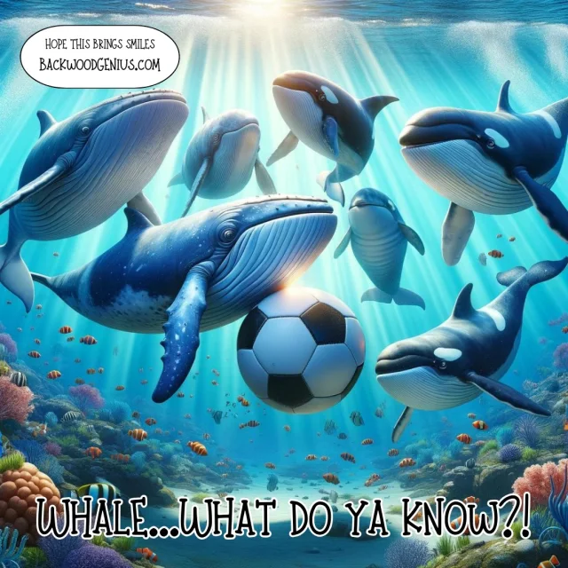 Whale Knowledge — BackwoodGenius original illustration